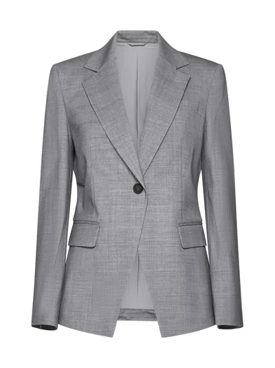 Brunello Cucinelli Blazer In Grigio