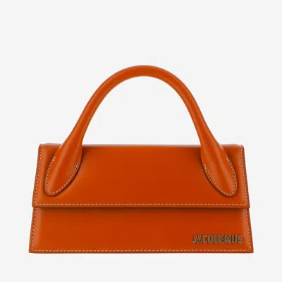 Jacquemus Le Chiquito Long Bag In Leather Brown