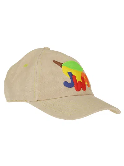 Jw Anderson J.w. Anderson Baseball Cap In Putty