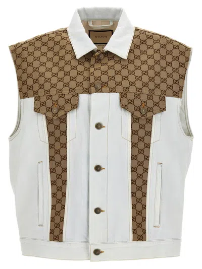 Gucci Gg Vest In White