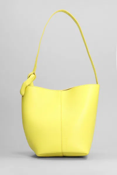 Jw Anderson J.w. Anderson Corner Hand Bag In Yellow Leather