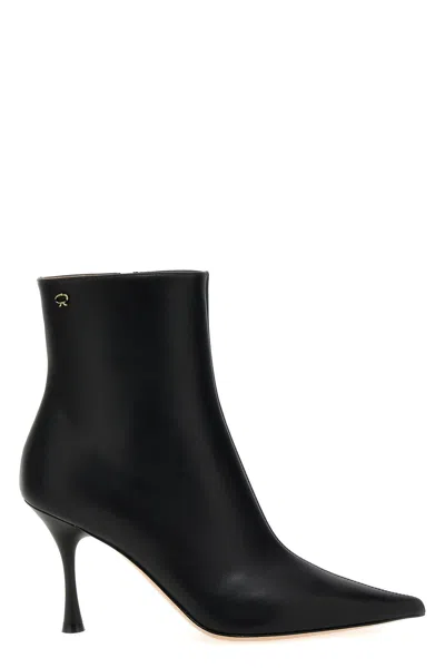 Gianvito Rossi Women Leather Ankle Boots In Black