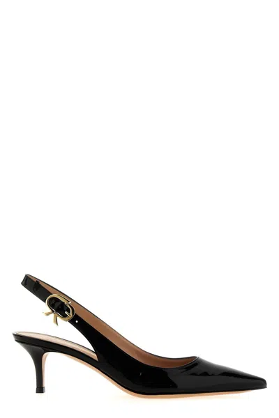 Gianvito Rossi Slingback Pointed In Black