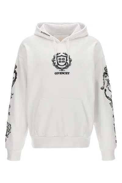 Givenchy Embroidery And Print Hoodie In Multicolor