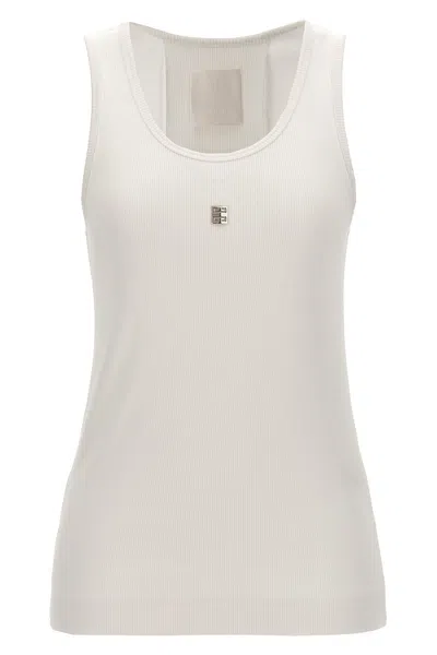 Givenchy Logo Plaque Top In White