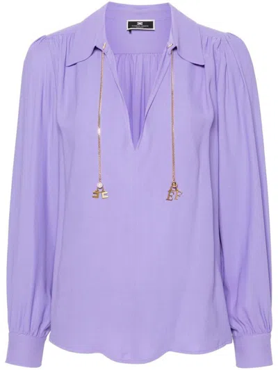 Elisabetta Franchi Shirts In Purple