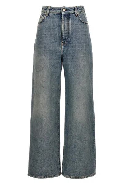 Loewe Women Denim Jeans In Blue