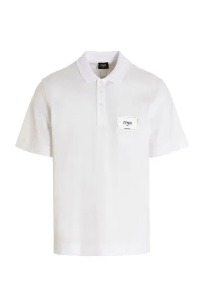 Fendi T-shirts And Polos In White