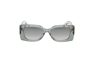 Dior Eyewear Square Frame Sunglasses In Green