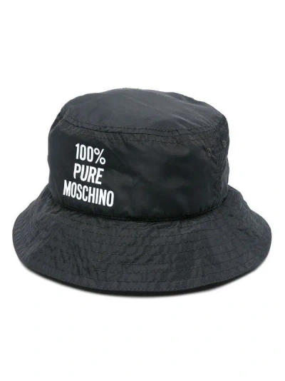 Moschino Couture Caps & Hats In Black