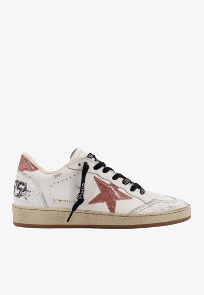 Golden Goose Db Ball Star Leather Low-top Trainers In White