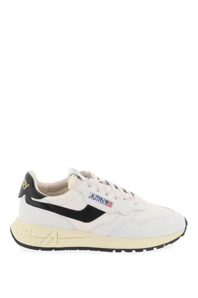 Autry Reelwind Low-top Sneakers In White,black