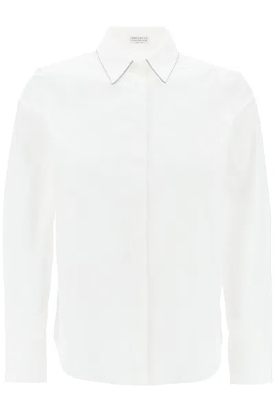 Brunello Cucinelli "shirt With Shiny In White