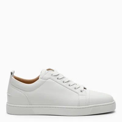 Christian Louboutin White Louis Junior Sneakers In Leather