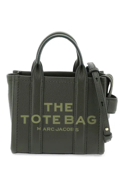 Marc Jacobs The Leather Mini Tote Bag In Green