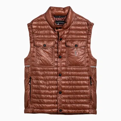 Moncler Grenoble Ollon Red Padded Waistcoat