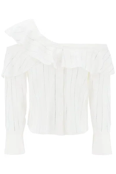 Self-portrait Self Portrait Off-shoulder Blouse With In White
