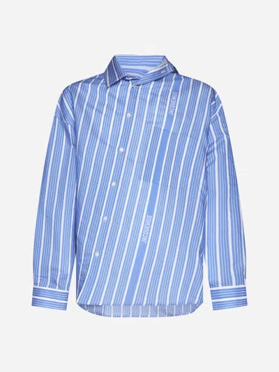 Jacquemus Shirt In Blue/white