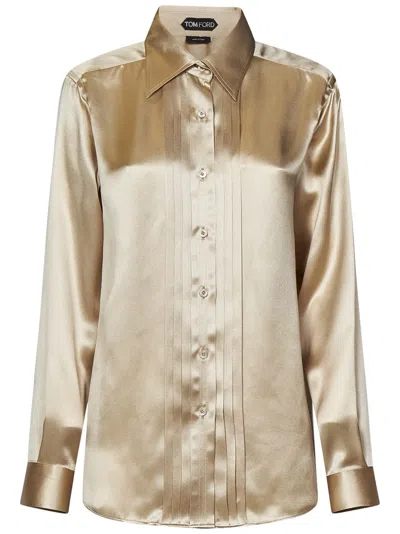 Tom Ford Shirt Clothing In Beige