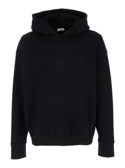 Saint Laurent Hoodie Triangle Avec In Black