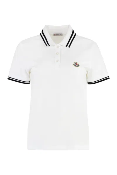 Moncler Polo Shirt In White