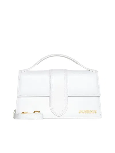 Jacquemus Le Bambinou Logo-plaque Tote Bag In White