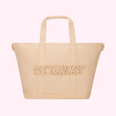 Stoney Clover Lane Classic Travel Tote In Sand/getaway