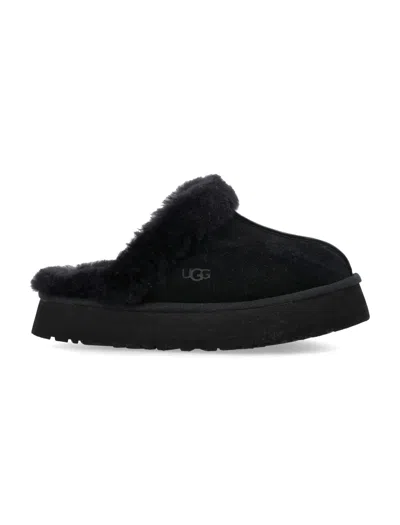 Ugg W Disquette Slides -  - Leather - Black