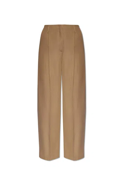 Acne Studios Pleat-front Trousers In Beige