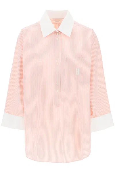 By Malene Birger Camicia A Righe Maye Stile Tunica In Pink