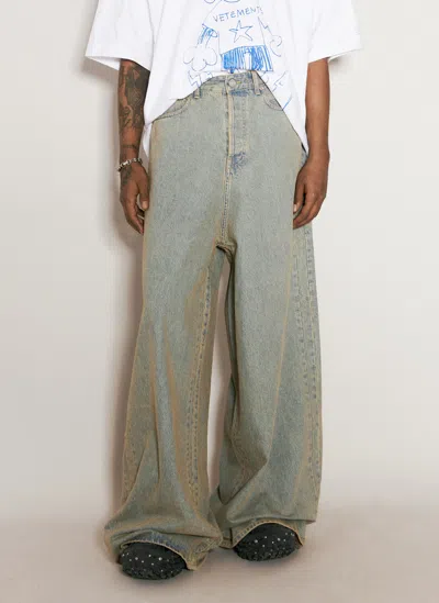 Vetements Blue Big Shape Jeans