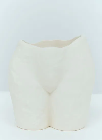 Anissa Kermiche Popotin Ceramic Candle In White
