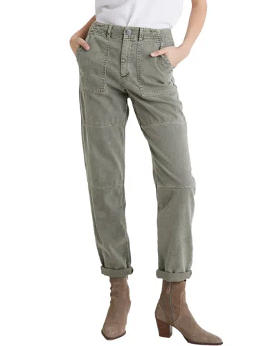 Bella Dahl Rolled Patch Pant In Green