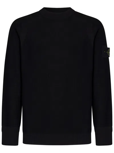 Stone Island Jumper In Black