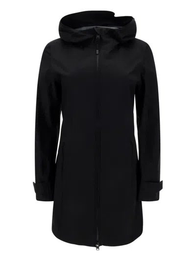 Woolrich Leavitt Parka Coat In Black