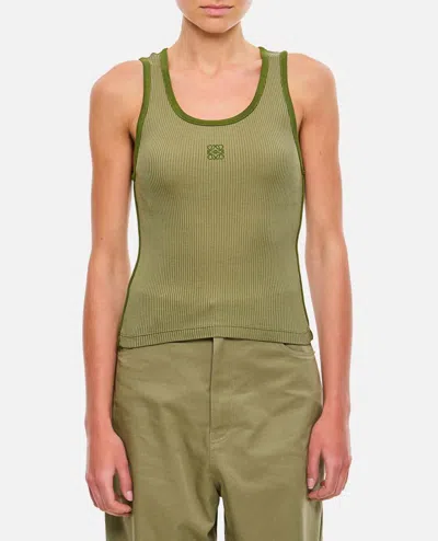 Loewe Tank Top In Green