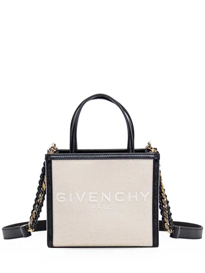 Givenchy G-tote Mini Bag In Natural Beige
