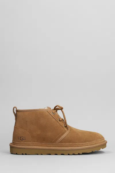 Ugg Neumel Lace-up Shoes In Leather Color