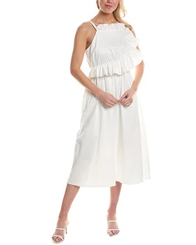 Crosby By Mollie Burch Genevieve Midi Dress In White