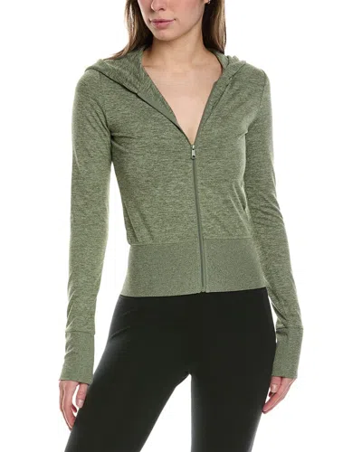 Weworewhat Fitted Zip-up Hoodie In Green
