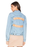 UNDERSTATED LEATHER GO SIT ON A CACTUS DENIM JACKET.,UNDR-WO1