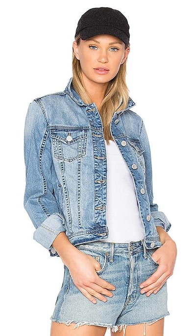 Blanknyc Drop Shoulder Denim Trucker Jacket In Traffic Jam