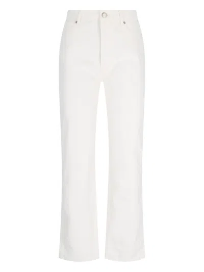 Ami Alexandre Mattiussi 'straight Fit' Trousers In White
