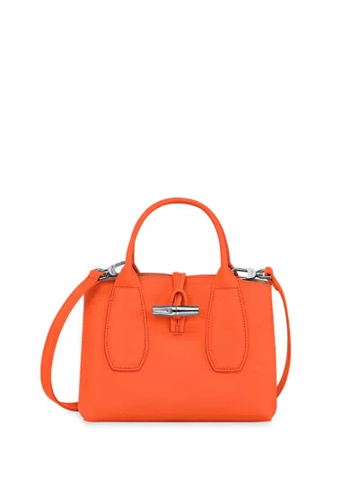 Longchamp `roseau` Small Handbag In Yellow