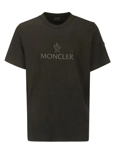 Moncler Ss T-shirt In Black