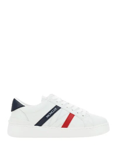 Moncler Monaco Sneaker In Bianco