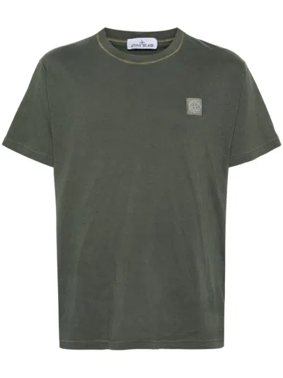 Stone Island T-shirts In Green