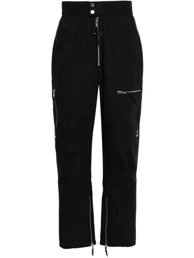Marant Niels Cotton Cargo Trousers In Black  