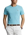 Polo Ralph Lauren Men's Cotton Pony Crewneck T-shirt In Blue Heather