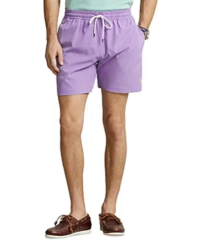 Polo Ralph Lauren Traveler Classic Swim Shorts In Purple Martin
